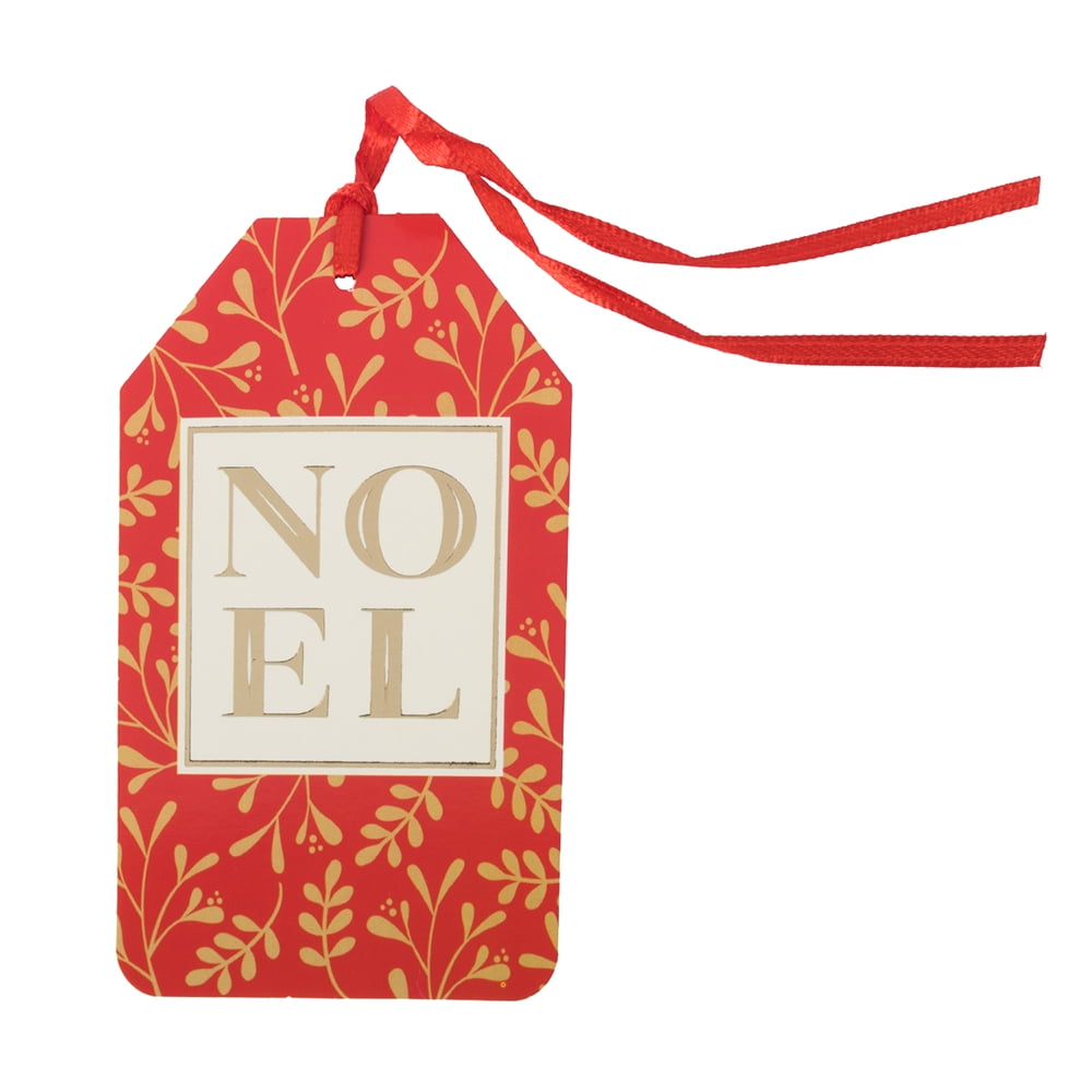 JAM Novelty Christmas Rustic Classic Multicolor Paper Gift Tags, with