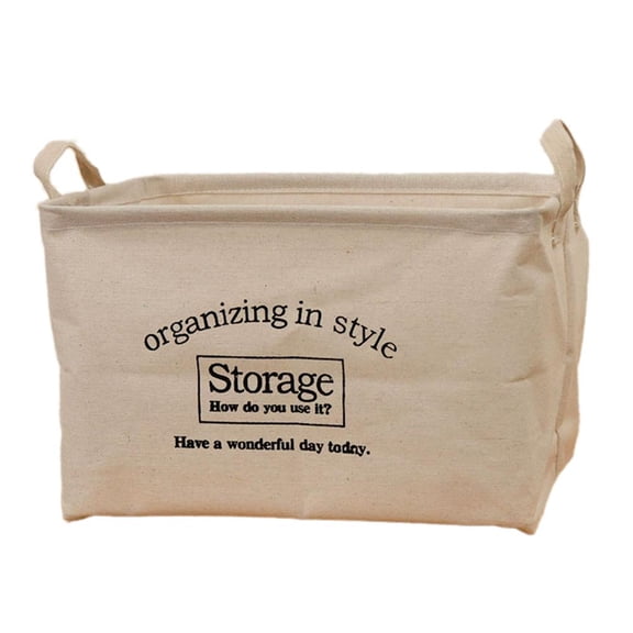 Pekkaxy Fabric Storage Basket, 15x10x9 Inches, Foldable Design for Easy Storage and Portability, Perfect for Organizing Clothes, Toys, and Home Decor