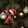 thumbnail image 4 of Clearance! 26 Christmas Letter Decorations A To Z (without H And V) Hanging Christmas Tree Pendant Alphabet Letters Named Alphabet Decorations Christmas Tree Decorations, 4 of 6