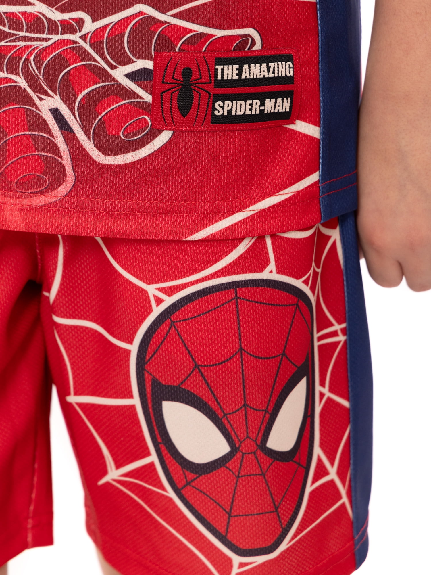 Spider Man Boys Basketball Jersey and Shorts Set, 2-Piece, Sizes 4-12