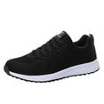 thumbnail image 2 of YOUSNH Chaussures en Maille Solide Antidérapantes à Lacets pour Femmes Espadrilles Décontractées Chaussures de Course pour Étudiants Espadrilles de Mode pour Femmes Noires 6, 2 of 8