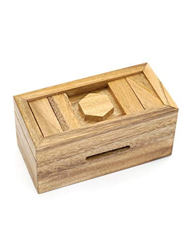 Magic Money /& Gift Card Holder Cargo Wooden Secret Compartments Gift Cards Case Holder w//SM Gift Box Secret Puzzle Box Game for Adults /& Kids