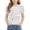 White, variant on Babcutegg Independence Day Patriotic Printed Short Sleeve Round Neck Casual T-Shirt For Kids Multicolor Size 12