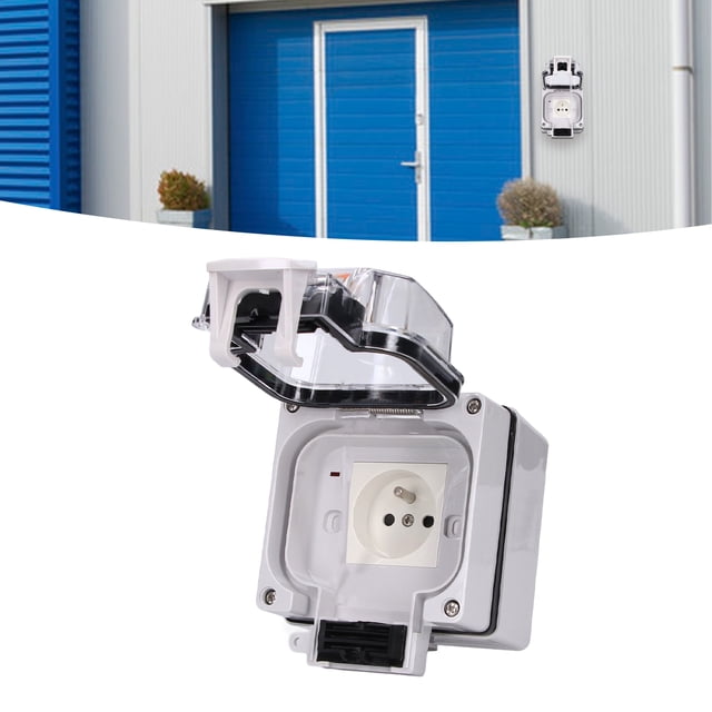 Enchufe Para Exteriores, Caja De Toma De Corriente, Carcasa De ABS, Buen Sellado, 250V, 16A, Para Talleres, Jardines