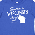 thumbnail image 4 of Inktastic Someone in Wisconsin Loves Me Boys or Girls Baby T-Shirt, 4 of 5