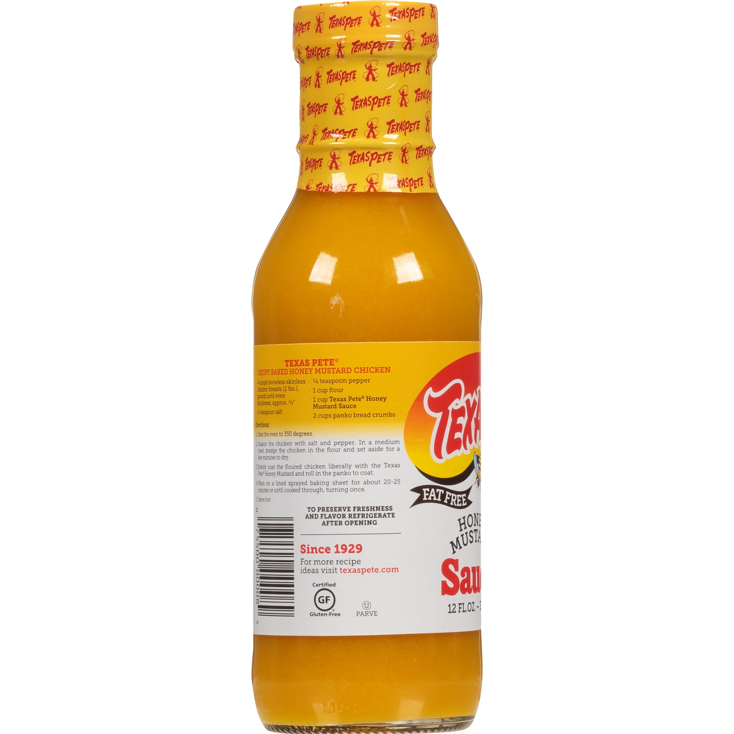 Texas Pete Honey Mustard Sauce, 12 fl oz
