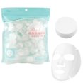 thumbnail image 1 of UPIQNG Disposable Compressed Facial Mask 100Pcs Non-Woven Mask Paper DIY Compressed Sheets Individually Wrapped Face Mask Skin Care Tool for Home Travel, 1 of 3