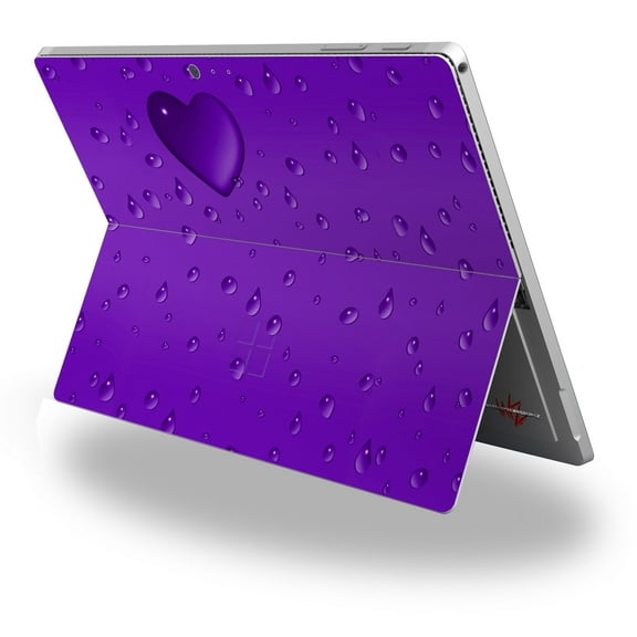 Decal Style Vinyl Skin for Microsoft Surface Pro 4 - Raining Purple - (SURFACE NOT INCLUDED)