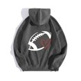 thumbnail image 4 of WEAIXIMIUNG Sweat à Capuche Zippé pour Femmes, Manches Longues, Imprimé Graphique, Léger, Pull de Football, 4 of 4