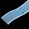 thumbnail image 3 of Del Brillo De 20 Yardas Con Del Borde De Para la regala Artesanía Del Del cabellero De Wrappng 25m M Azul Hugo Cintas de organza, 3 of 10