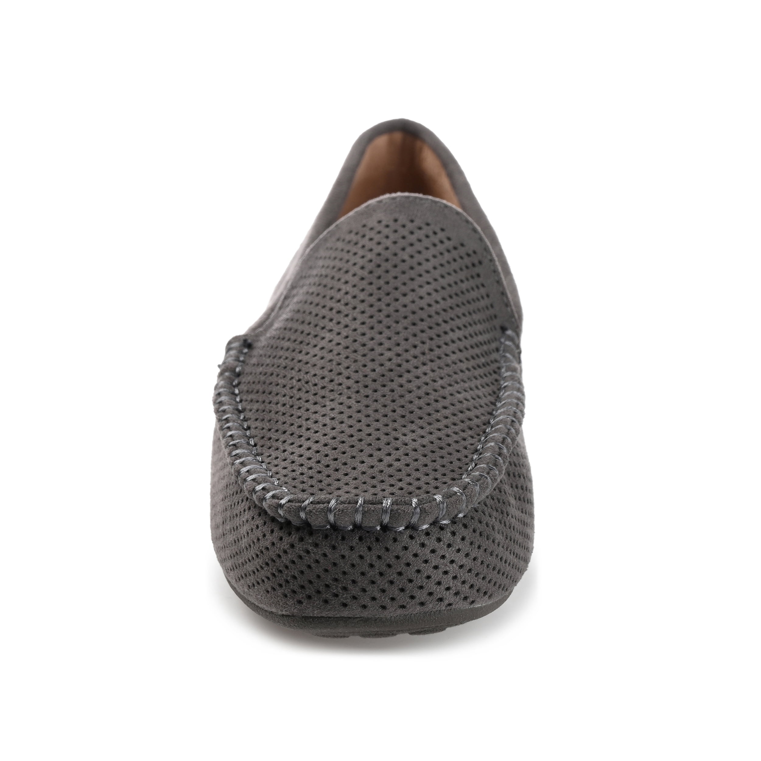 Journee Womens Halsey Comfort Insole Slip On Round Toe Loafer, Widths Available