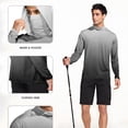 thumbnail image 5 of JXMVOJ Men's Summer UPF50+ Lightweight Breathable Sun Protection Hooded Blouse for Hiking Camping Fishing, Elastic Fabric Foldable Design All Season, 5 of 7