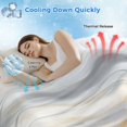 thumbnail image 3 of Orange Gray White Cooling Blanket, Lightweight Breathable Summer Throw Blanket with Double Sided Cold Effect,Farmhouse Abstract Ombre Texture Picnic Beach Blankets Bed Sheet for Hot Sleepers 60"x80", 3 of 8