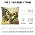 thumbnail image 5 of GOSMITH  Vintage Butterfly Throw Pillow Covers Modern Butterflies Pattern Decorative Square Flower Print Cushion Pillowcases for Couch Sofa Home Living Room Car Decor, 5 of 5