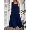 thumbnail image 3 of Zeagoo Sleeveless Dress for Women Casual Tank Midi Dress Crew Neck Flowy Dress Aline Tshirt Dress Ethnic Dress Cruise Dress Beach Sundress, 3 of 6