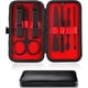 thumbnail image 1 of Nail Clipper Manicure Set, 7 In 1 Stainless Steel Professional Pedicure Kit Nail Scissors Grooming Kit with Black PU Leather Case, 1 of 4