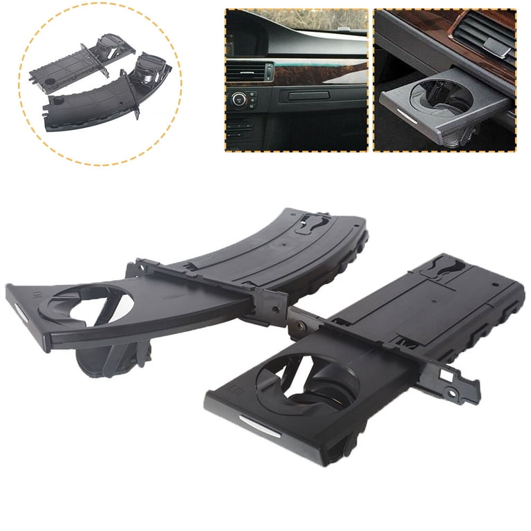 Front Left Driver Side Cup Holder For BMW E90 E91 E92 E93 3 Series (2006-2013) - Black
