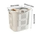 thumbnail image 3 of Organizadores de armario y almacenamiento, cesto plegable para ropa sucia, cesta de almacenamiento de baño de gran capacidad para el hogar, cesta de almacenamiento multicapa con asa., 3 of 7