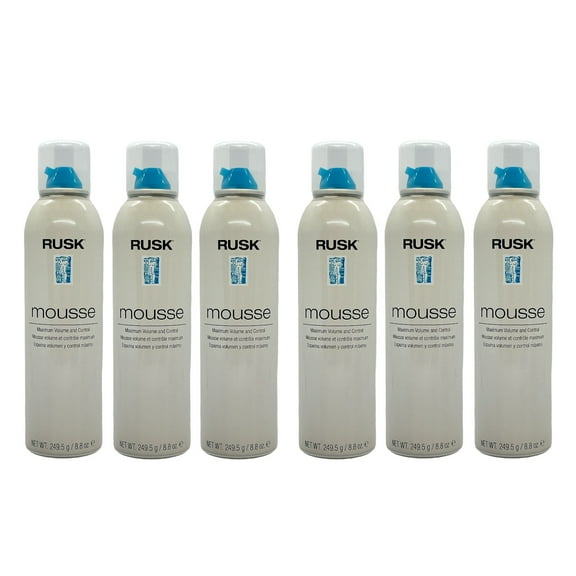 Rusk Maximum Volume & Control Mousse 8.8 Oz (Pack of 6)