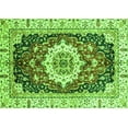 thumbnail image 1 of Ahgly Company Indoor Rectangle Abstract Green Modern Area Rugs, 7' x 9', 1 of 4