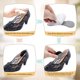 thumbnail image 4 of Qarigey 3 pares de almohadillas antideslizantes para aliviar la presión en el talón, cojines para los pies, zapatillas, botas de trabajo, plantillas de Accesorios de calzado Tipo 3 Negro Qarigey BFH000156-08, 4 of 6