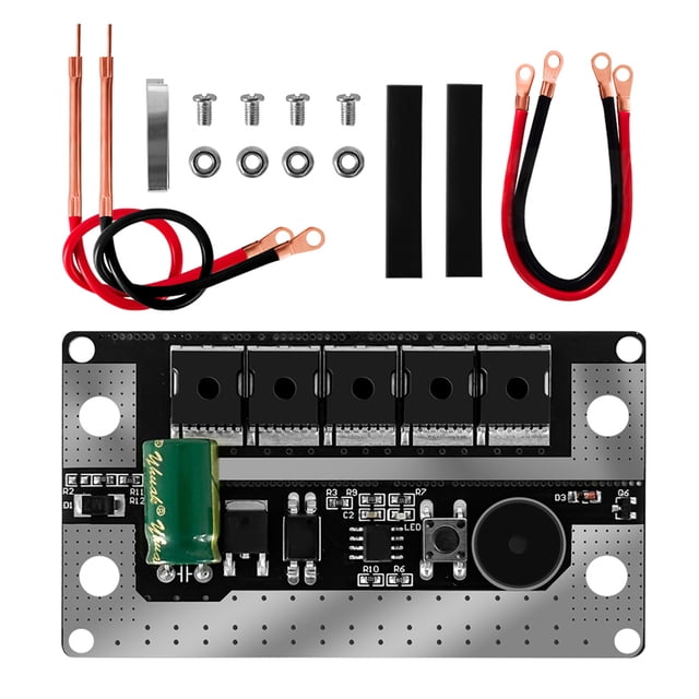 Soldador de placa base de 12V 90-130A Tablero de control de soldador por puntos para batería de litio 18650 Tmvgtek Para estrenar