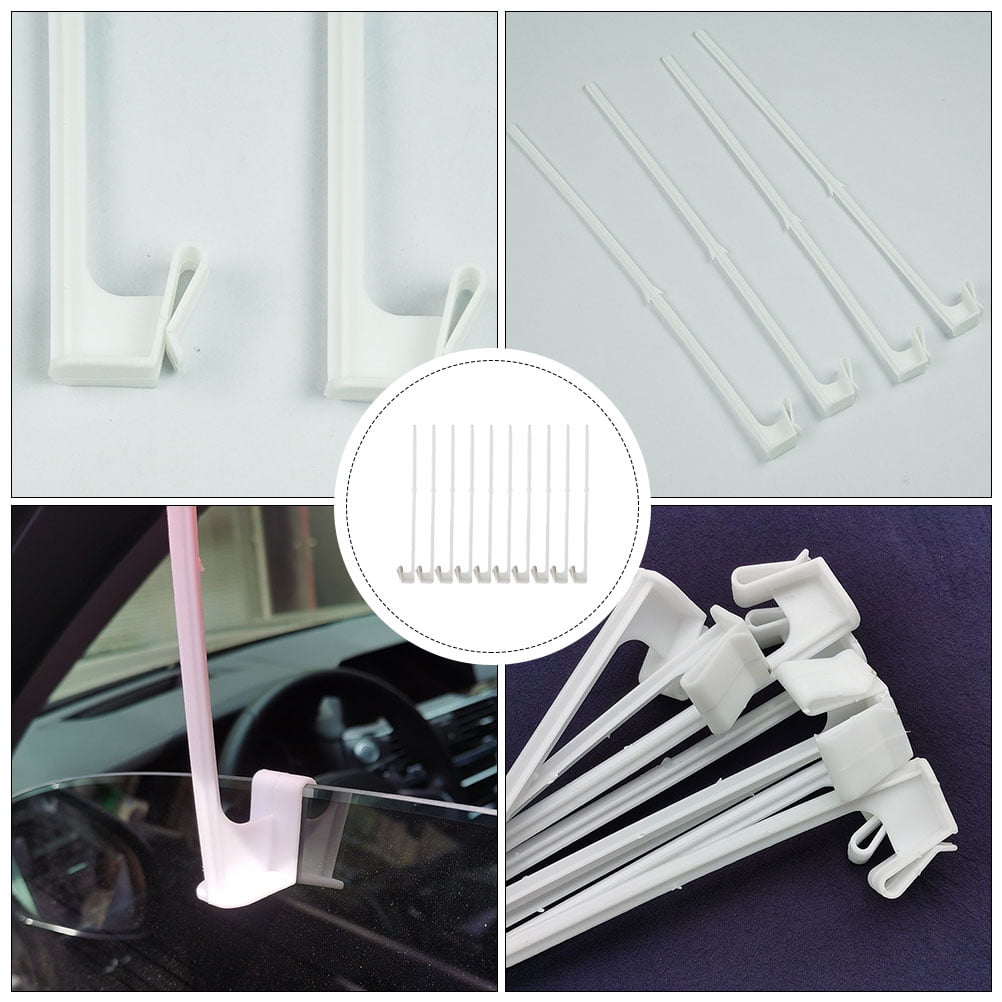 20 Pack Small Car Flags with Flagpoles and Holders, Window Mount Flagpole Set for Vehicles, and Easy to Install