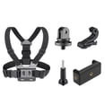 thumbnail image 2 of RRJ Chest Strap Phone Mount for Cycling Photography, First Person View Action Camera Holder, Adjustable Smartphone Chest Harness, Compatible Phone Stabilizer for Running Hiking Vlogging, 2 of 9