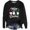 Black, variant on Pullover Sweaters for Women Christmas Merry Letter Santa Round Neck Long Sleeved Casual Fall Sweaters For Women