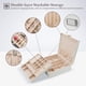 thumbnail image 2 of Caja de Joyería ProCase con 2 Capas, Organizador Grande de Cuero - Blanco, 2 of 7