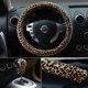 thumbnail image 1 of Interior de coche de leopardo suave 3 en 1 (amarillo), cubierta de freno de mano, cubierta de mango basculante, felpa corta, calidez de invierno, se adapta a todos los coches, 1 of 5