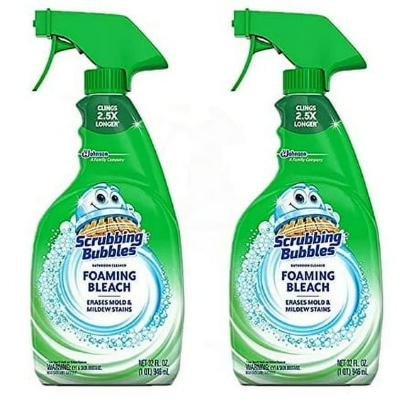 Scrubbing Bubbles Foaming Bathroom Cleaner with Bleach - 32 Fl oz - 2 pk