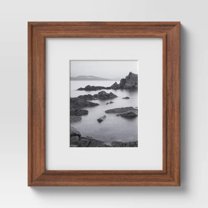 16" x 20" Matted to 11" x 14" Wood Wall Frame Midtone