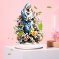 thumbnail image 1 of Adornos decorativos, regalos, decoraciones para festivales, adorno de regalo para el Día de la Madre para mamá, adorno de escritorio acrílico 2D decorativo plano, 1 of 8