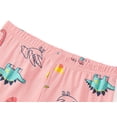 thumbnail image 5 of Beezizac Summer Snug-Fitting Pajamas for Unisex Boys & Girls – Pink & Dino PJs Ultra Soft Set Toddlers/Little Kids Jammies Size 6, 5 of 7