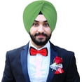 thumbnail image 1 of eloria Sikh Turban Cotton Voile Sikh Turban Punjabi Patka Pagri Dastar Fabric Light Green, 1 of 1