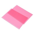 thumbnail image 3 of Couverture De Reliure En Papier 50pcs B5 26 Trous Couverture En Papier Givré Translucide étanche Enroulable PP Couverture De Reliure De Page Pour Rapports Présentations Fichier Document(Rosé), 3 of 8