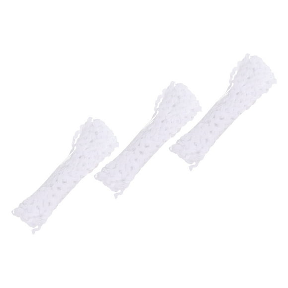 Luxshiny 3Pcs Wavy Trim in White for DIY Decoration and Handmade Items in Craft Projects