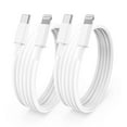 thumbnail image 2 of SKVolt iPhone Car Charger, 2 MFI certified 6 FT USB C Fast Charger Cable USB C to IOS  for iPhone 14/13/12 Pro/11/Airpods, 38 W Dual Port Car Charger Cigarette Lighter Adapter PD and QC 3.0, 2 of 4