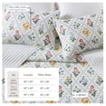 thumbnail image 3 of Floral Quilt Set - Lightweight, Soft, All-Season - 2-Piece Reversible Scalloped Bedding Set (Twin / Twin XL, Floral Lattice), 3 of 6