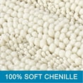 thumbnail image 6 of PrimeBeau Washable Bathroom Rug Set, Plush Chenille Shaggy Non-Slip Bath Mat, 3-Piece, Cream, 6 of 6