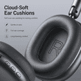 thumbnail image 4 of Y01 Steel Headband Bluetooth 5.3 Over-Ear Headphones with Active Noise Cancelling, Hi-Res Audio, 48H Playtime, Built-in Mic, Foldable, Space Grey, 4 of 6