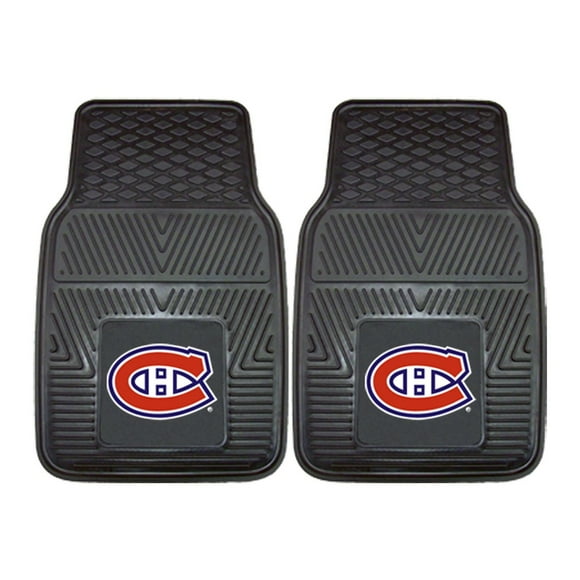 Tapis d'auto en vinyle Canadiens de Montréal de la LNH par FanMats – Ens. de 2