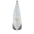thumbnail image 5 of Northlight Standing Christmas Gnome with Flip Sequin Hat - 14" - Silver and Gray, 5 of 7