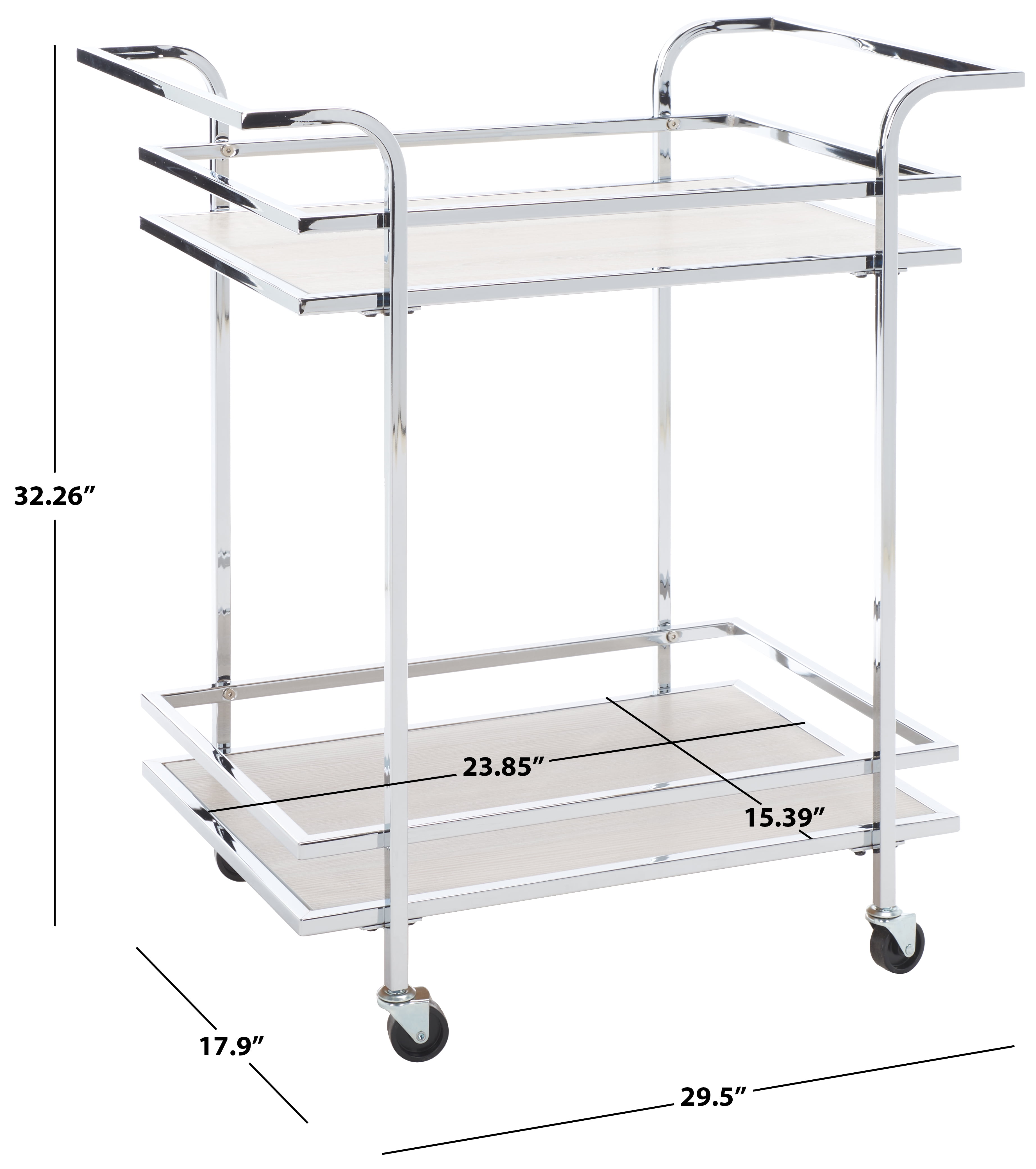 SAFAVIEH Lameris Bar Cart - Thumbnail 5