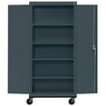 thumbnail image 4 of Sandusky Lee 20-Gauge Welded Steel Mobile Garage Storage Cabinet with Wheels, Charcoal, 4 of 8