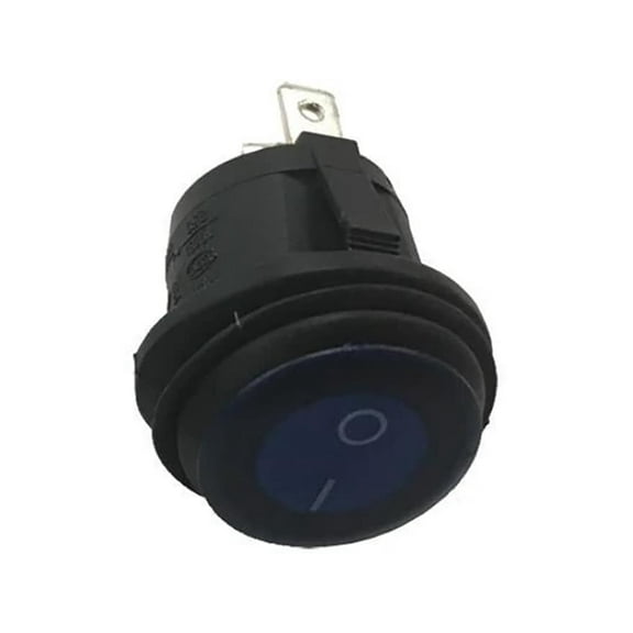 T-H Marine Blue Water LED Premium Lighted On/Off Mini Rocker Switch