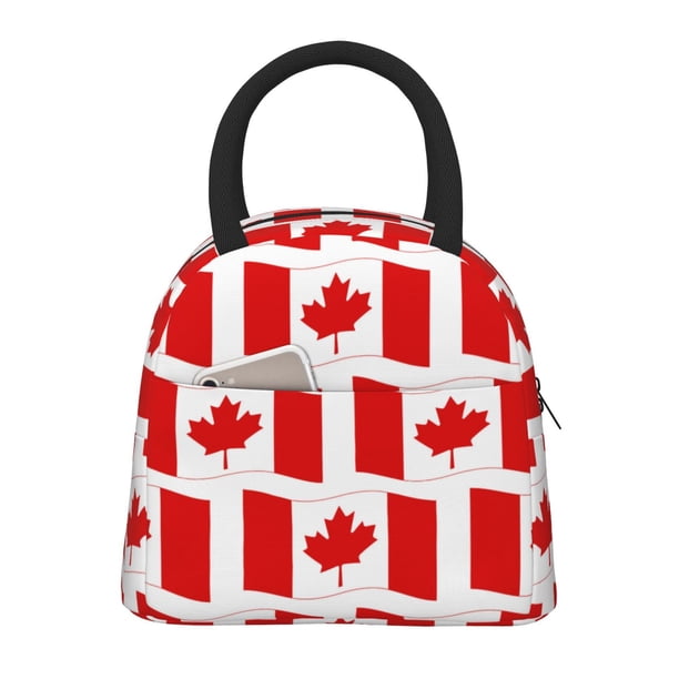 Disketp Canada Bolsa Térmica para Almuerzo, Lonchera con Abertura Amplia y Gran Capacidad, Organizador Reutilizable para Mujeres, Hombres y Adultos