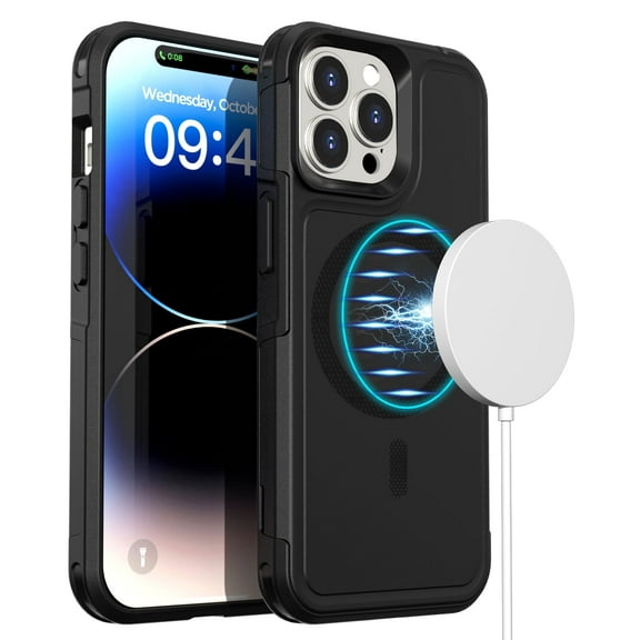 Case For iPhone 14 Pro Max Shockproof Heavy Duty Rugged With MagSafe Magnetic Protective Cover