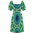 thumbnail image 5 of Ngulkurrnn (Rain drop on grass) Sleeveless Dress summer dress women 2024 Summer skirt dress women summer, 5 of 6